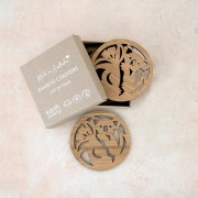 Bamboo Coasters | Koala Cuddle | Set of 4 Boxed